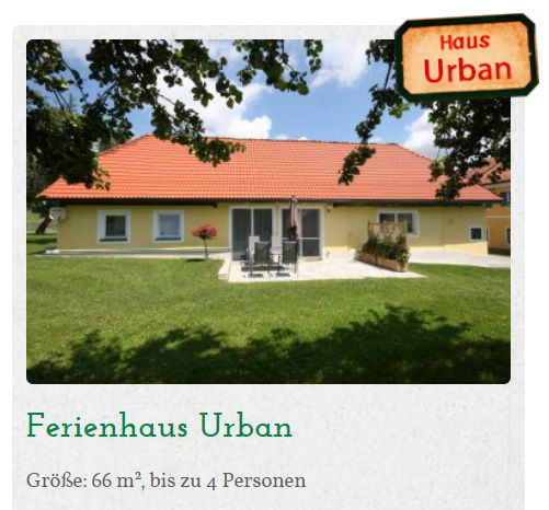 Ferienhaus Urban