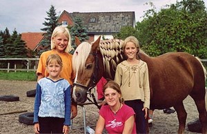 Nach dem Pony Putzwettbewerb