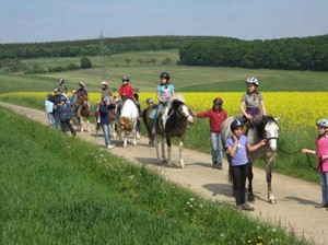 Ponyreiten in Rheinland-Pfalz im schönen Taumus