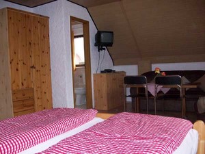 Doppelzimmer auf dem Reiterhof