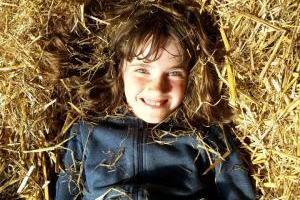 Urlaub mit Kind im Heu