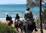 Strandritte am Meer in Italien