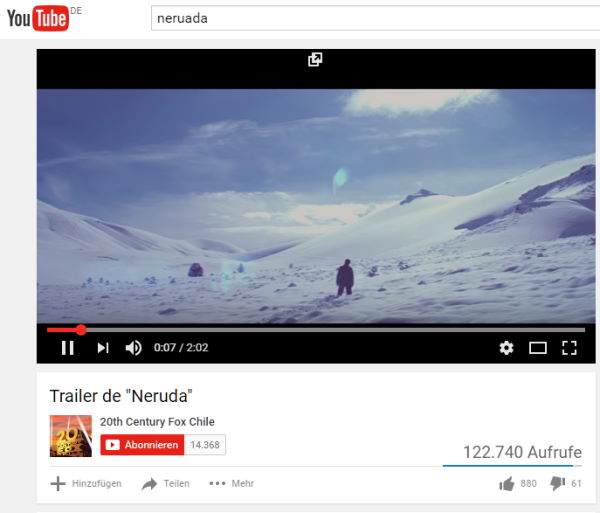 Kinofilm Neruda